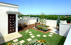 屋上ガーデンのプラン