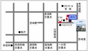 ソラマド南田モデル地図