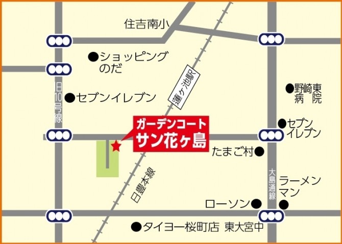 サン花ヶ島地図