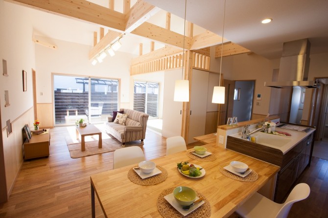 サン花が島 No.14 モデルハウス 　「平屋　樹の香」04